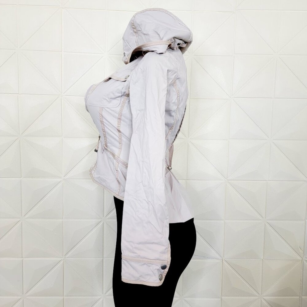 Lululemon Women's Dune Out And About Hooded Peplum Varsity Jacket Size Small - Picture 4 of 7